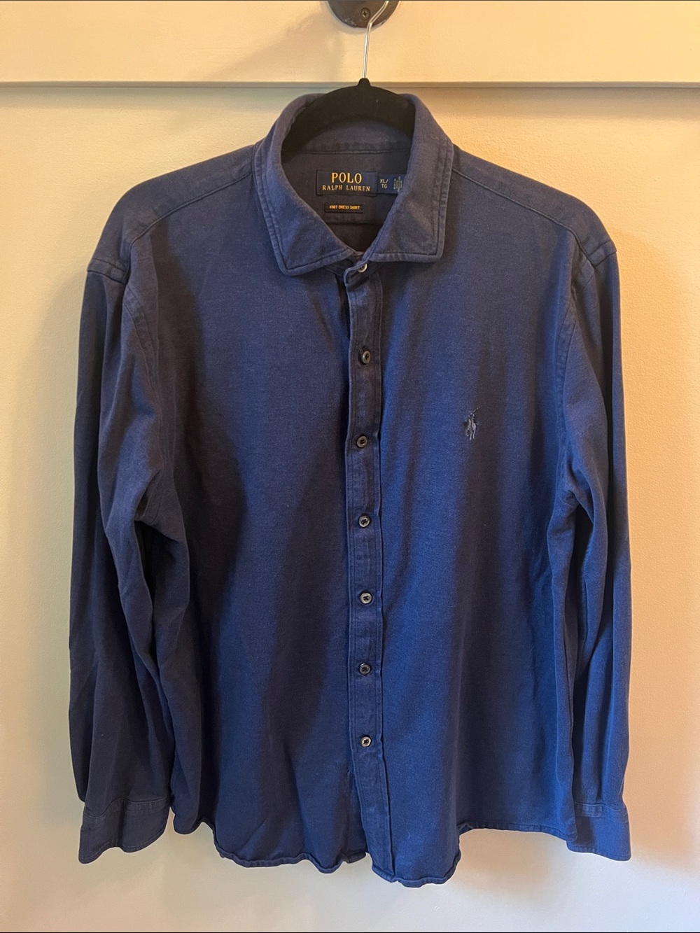 Polo by Ralph Lauren Navy Men’s XL Blue Long-Sleeve Button-Down Shirt
